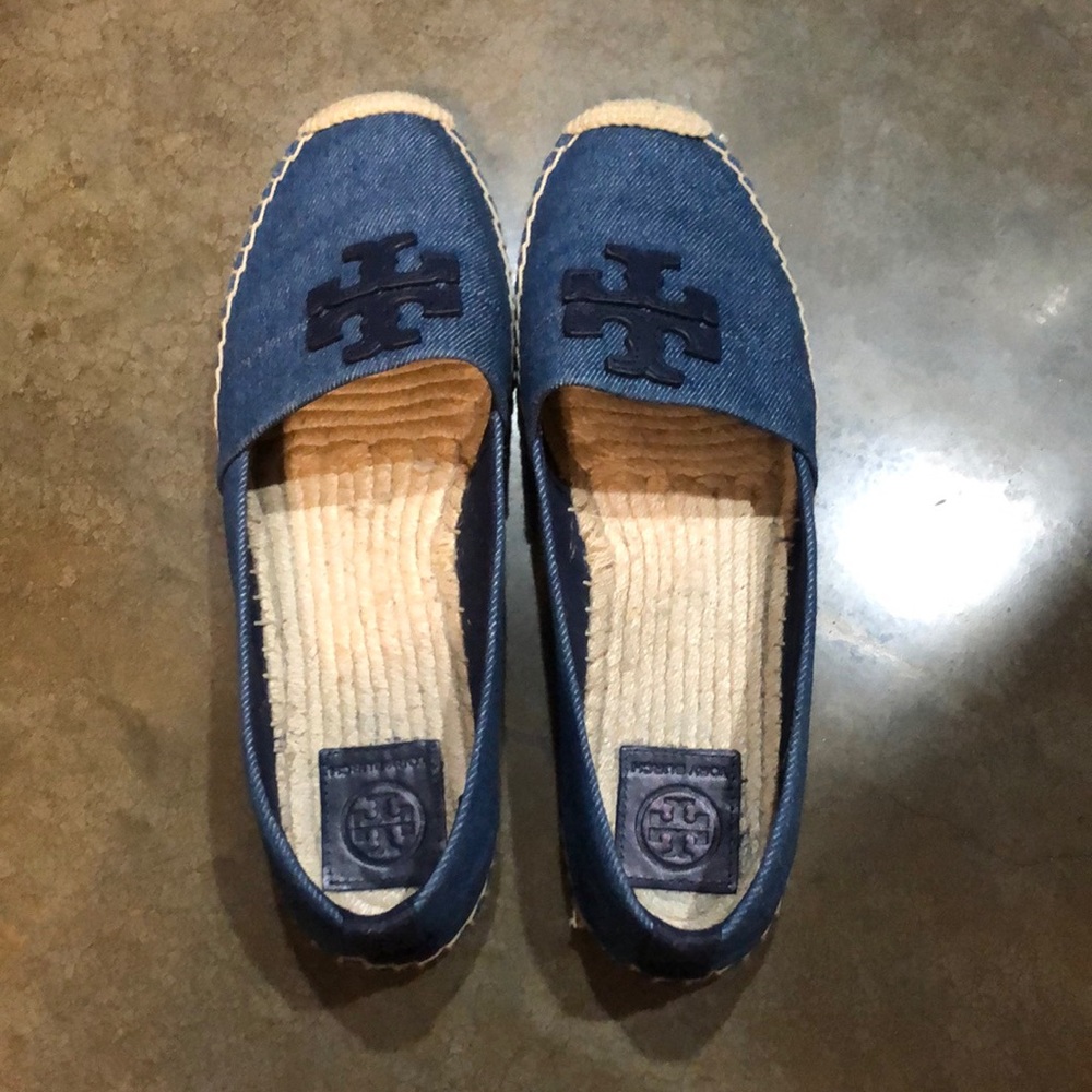 Denim Tory Burch Espadrille